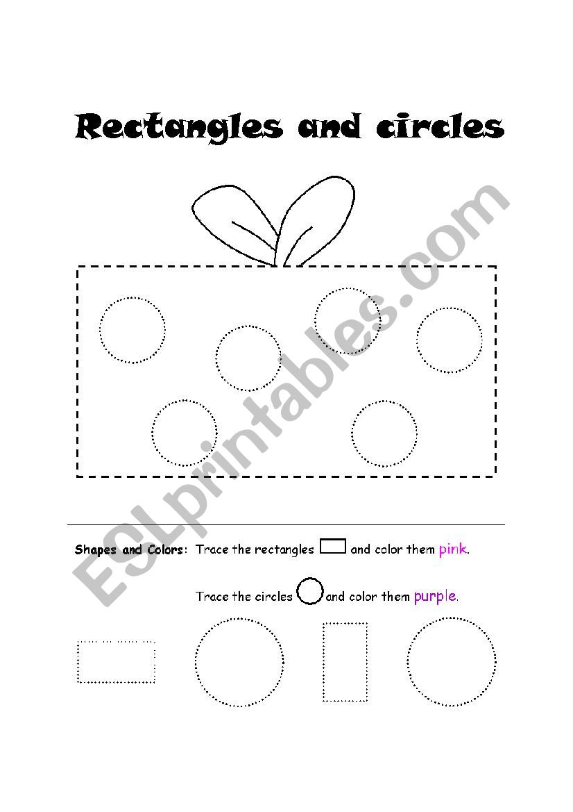 Shapes worksheet