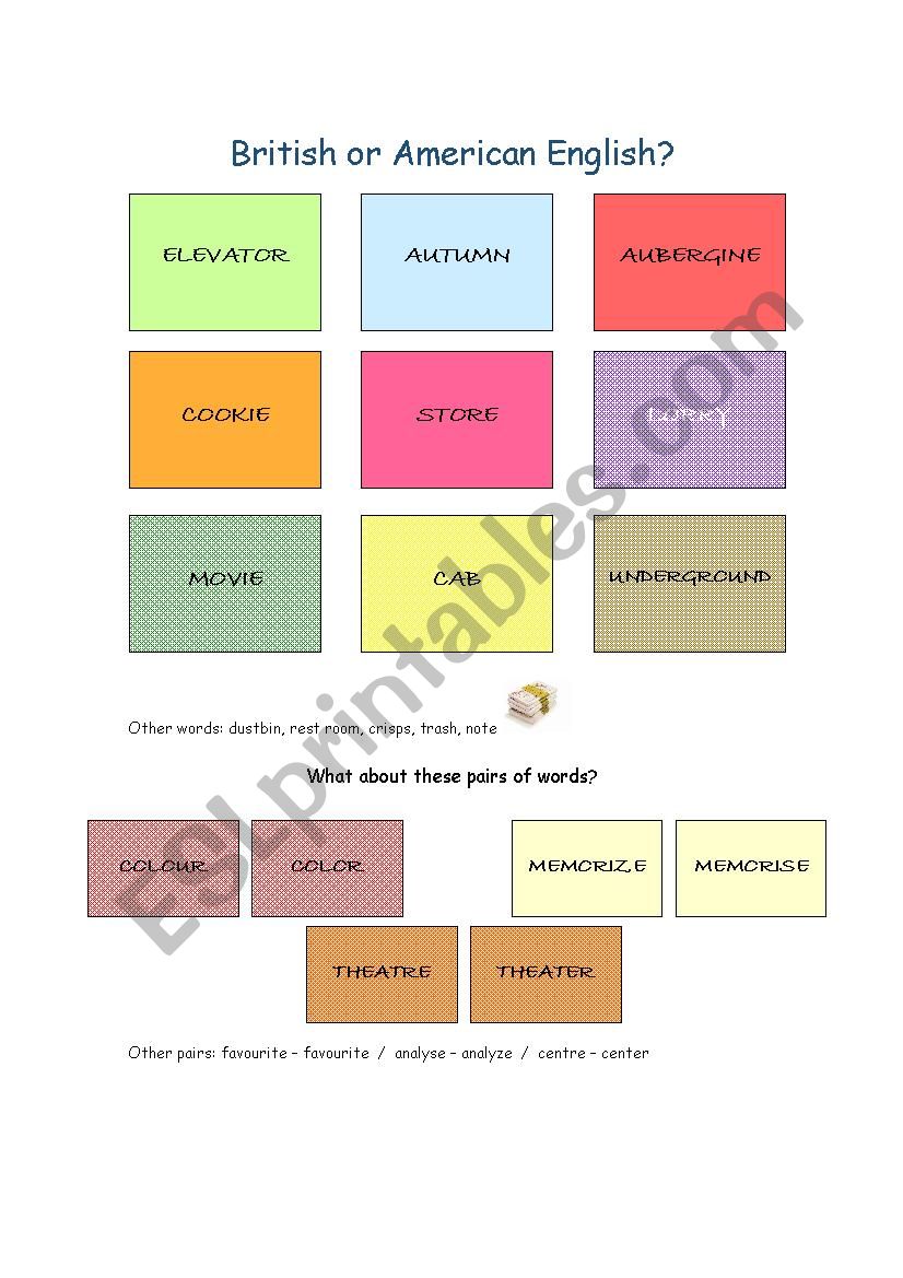 british-or-american-english-esl-worksheet-by-madridenglish