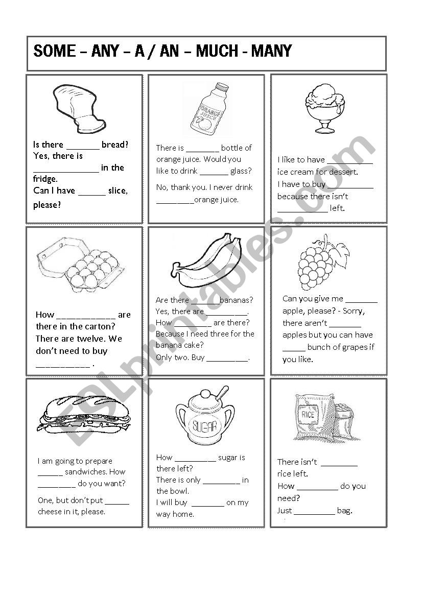 Quantifiers worksheet