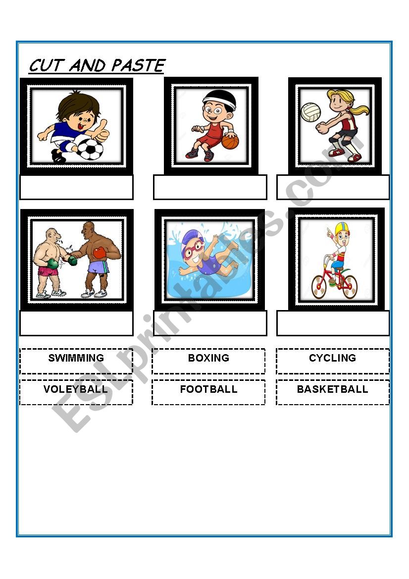 THE SPORTS worksheet