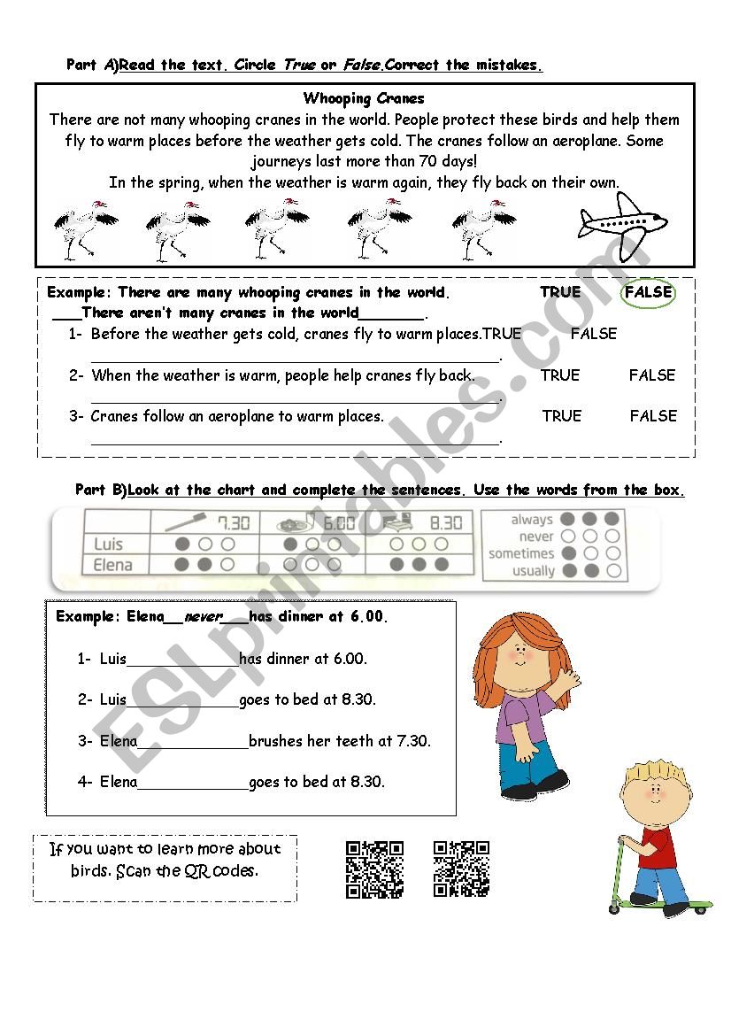 ADVERBS OF FREQUENCY worksheet