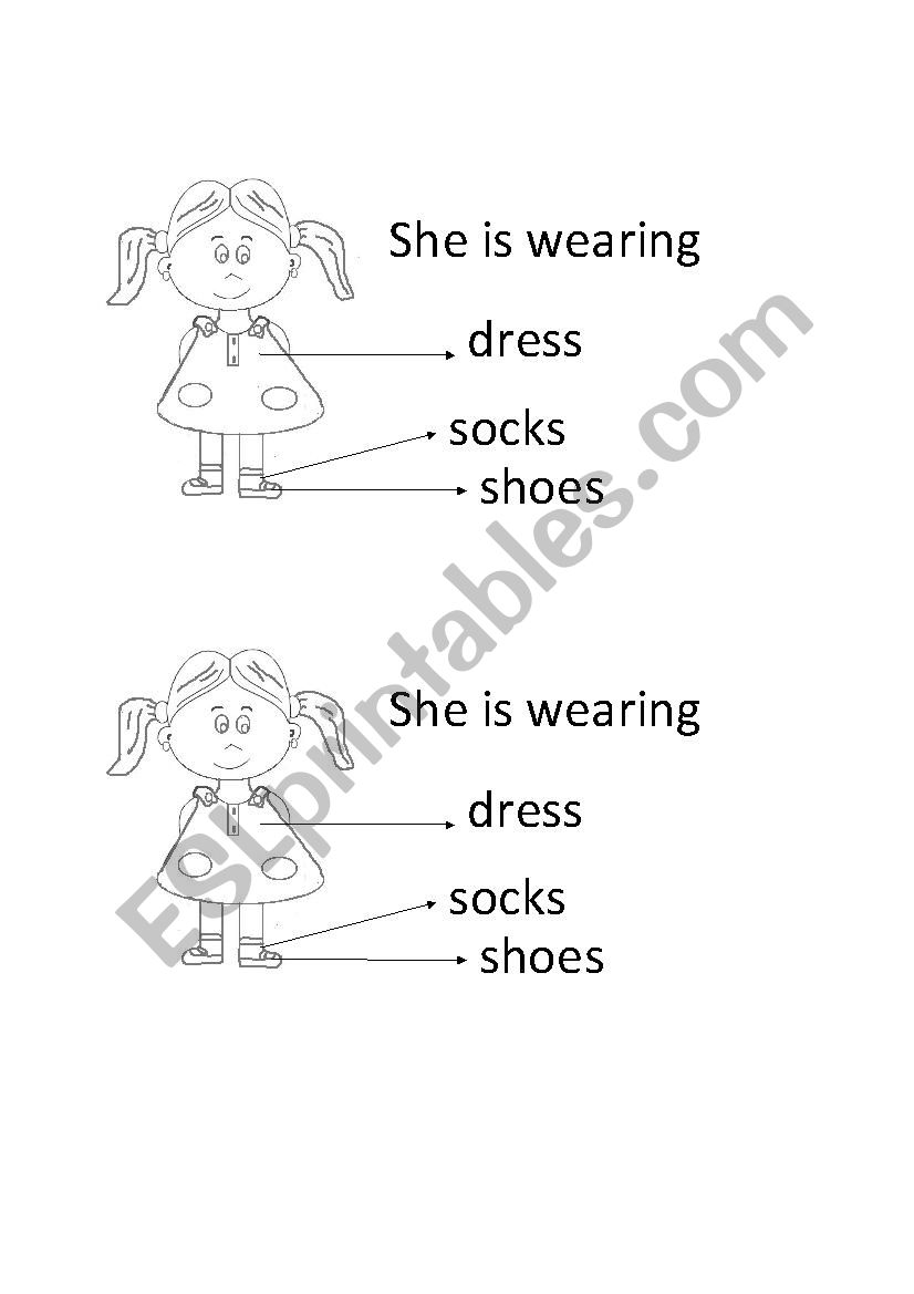 wearing worksheet