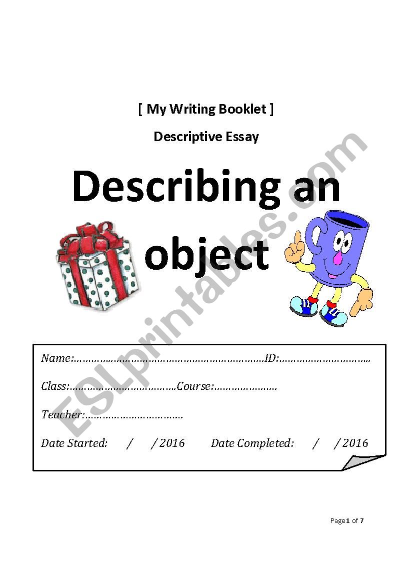 Step by Step Guide to Describe an object