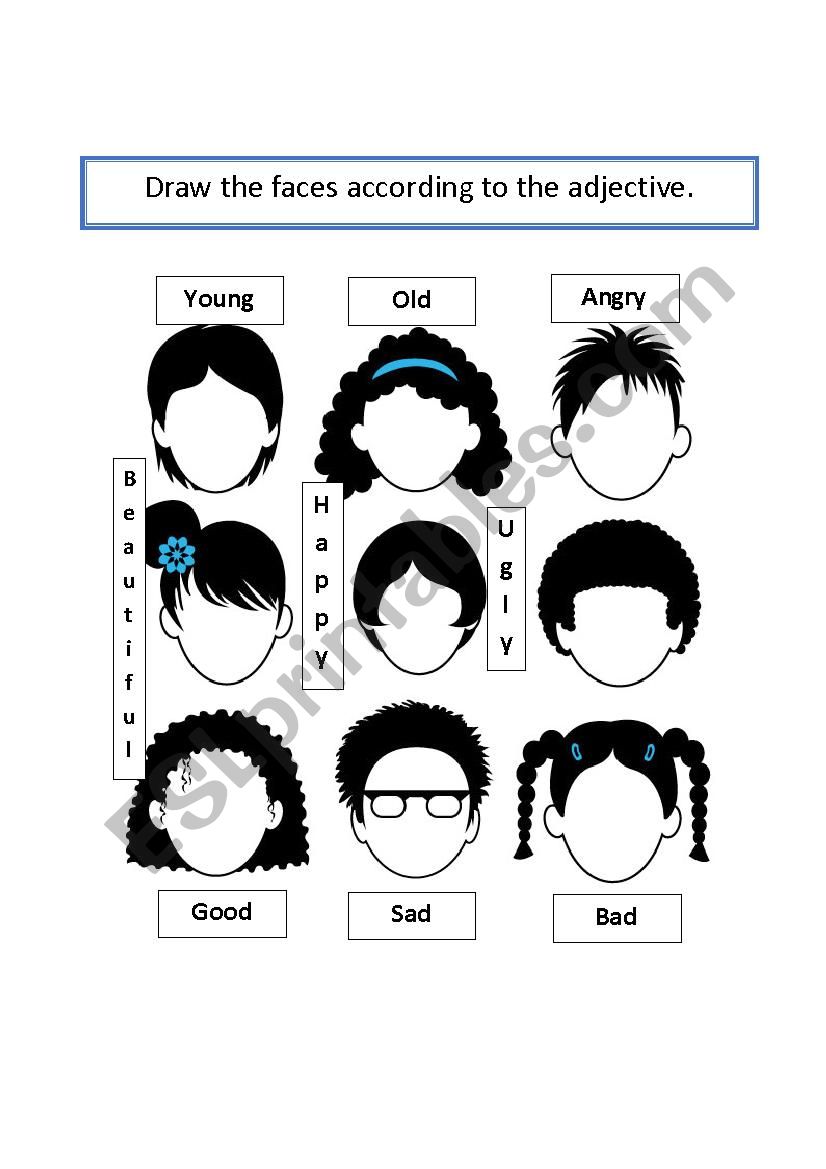 Draw the emotion worksheet