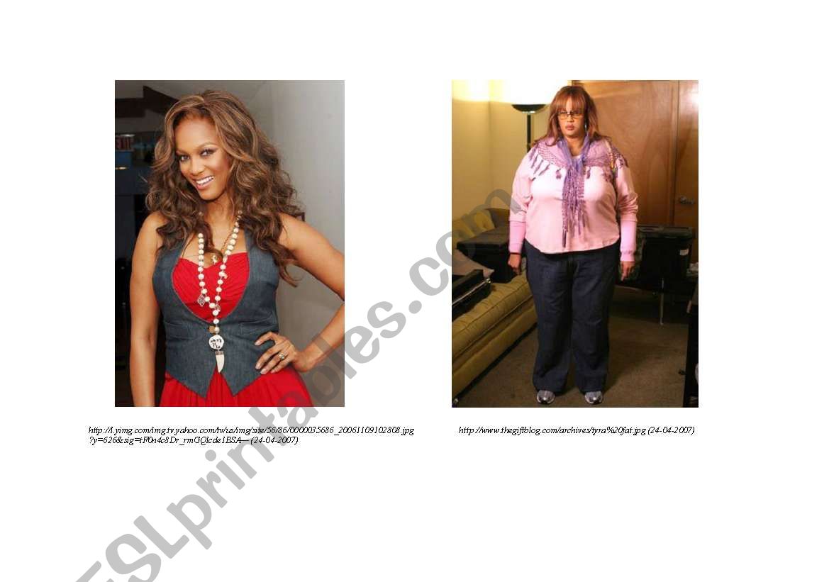 Tyra Banks photos on the lesson 