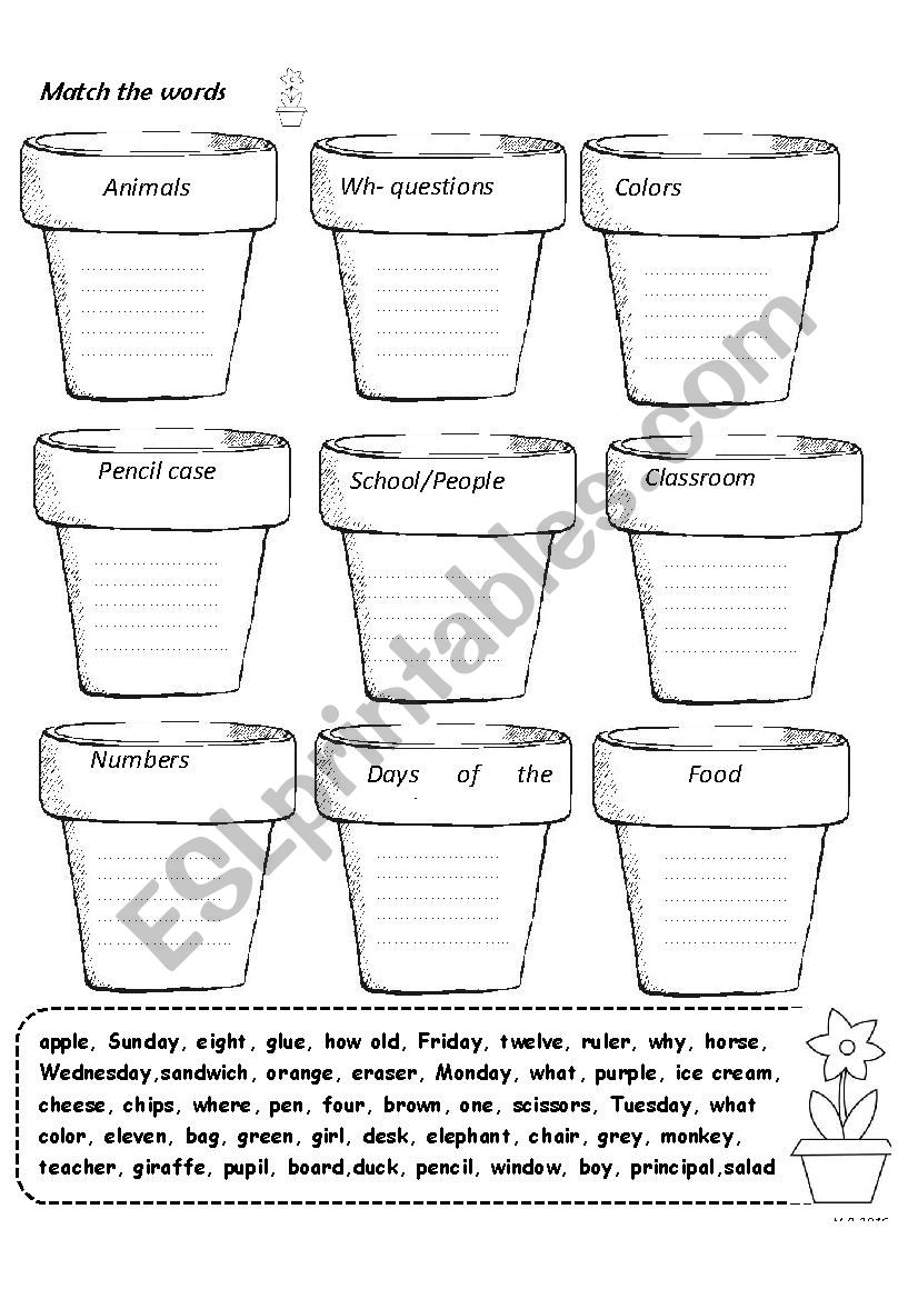 Words-Words-Words /Categories -2