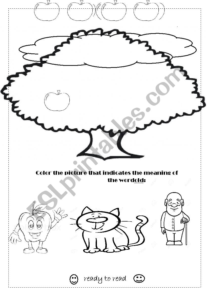 sight words/ tricky words old worksheet