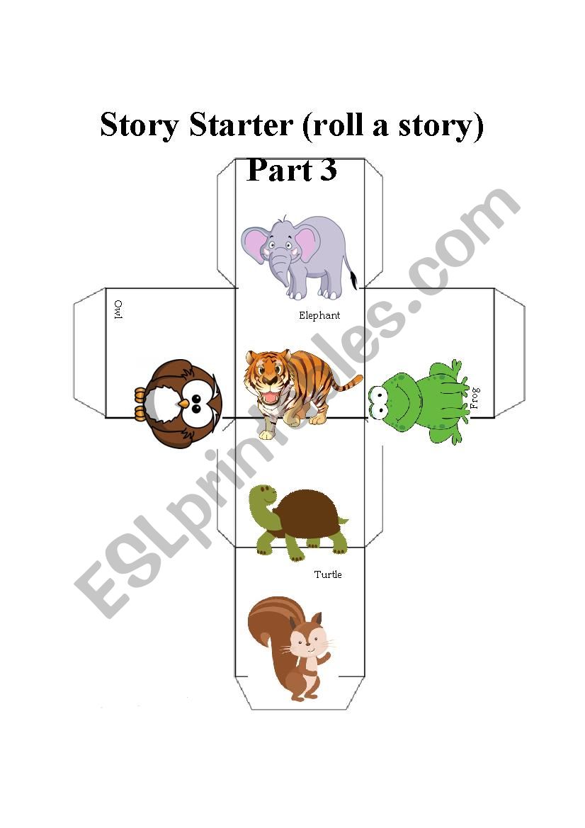 Roll a Story Part 3 worksheet