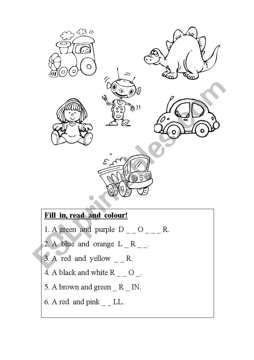 TOYS HAPPY  STREET worksheet