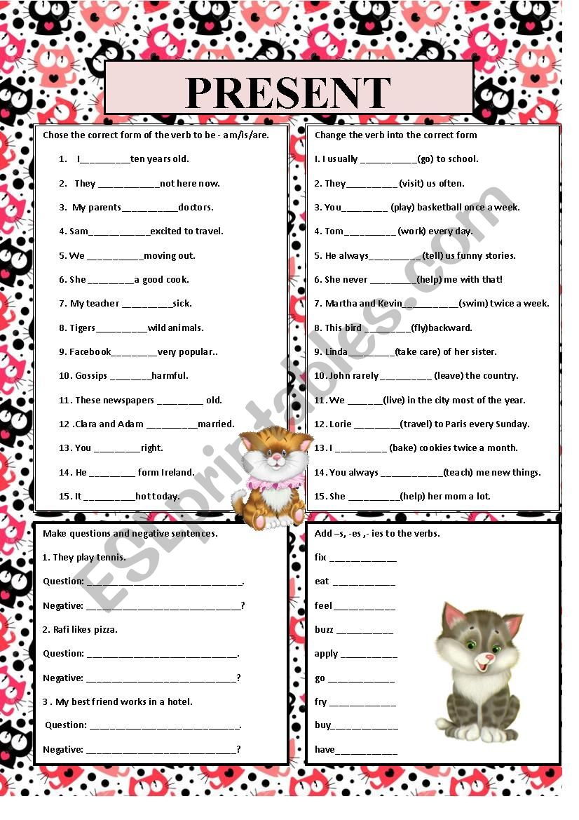 Present Simple worksheet