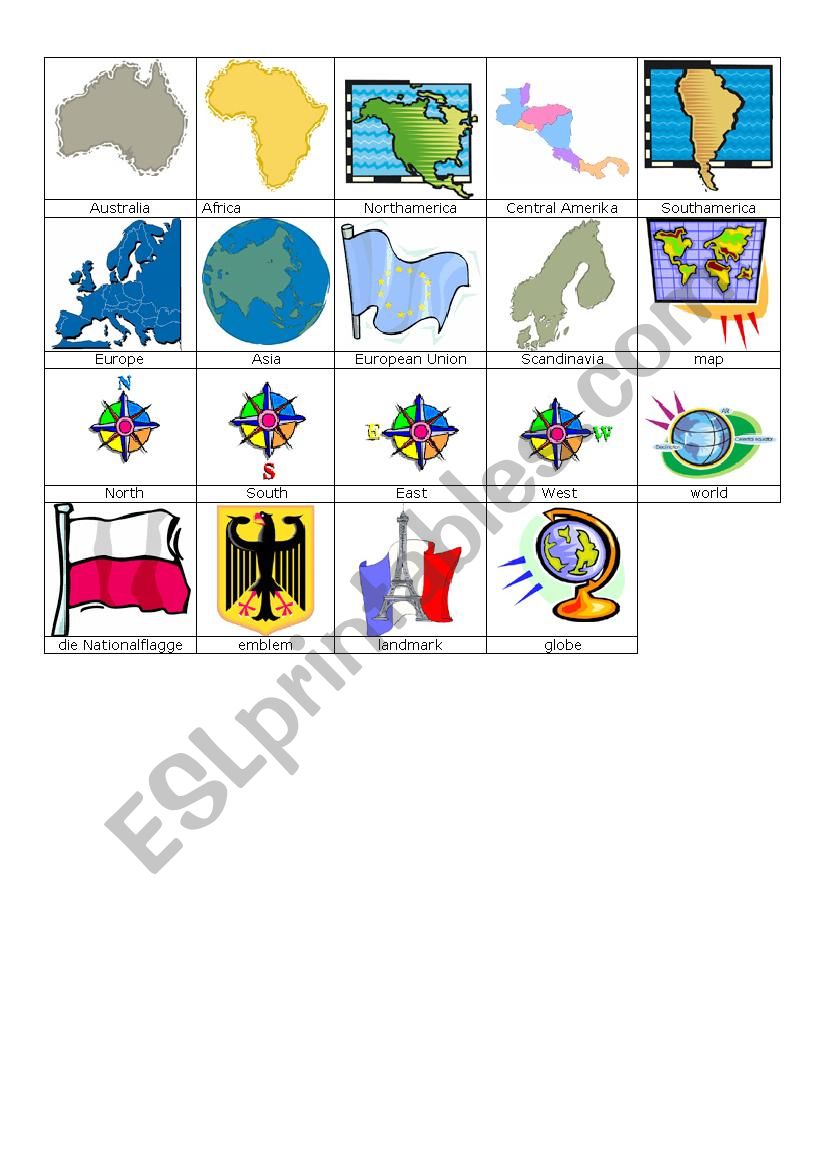World worksheet