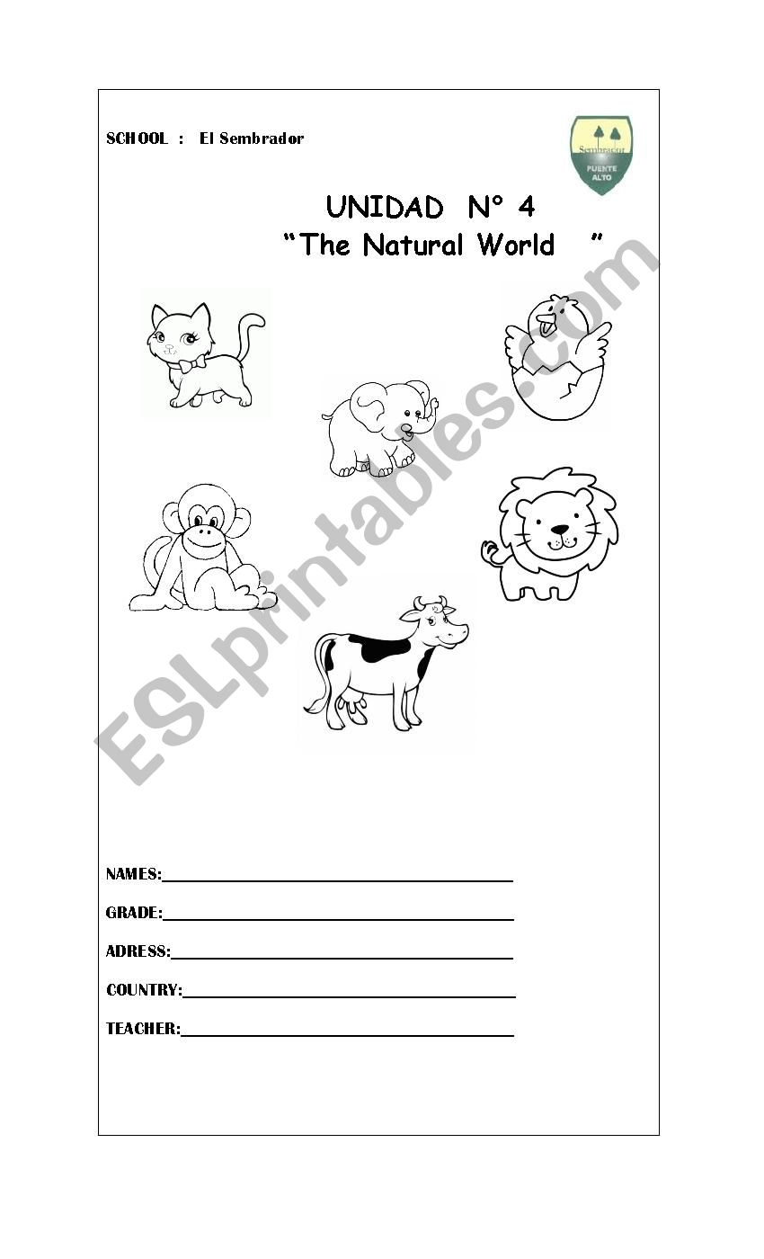 animals worksheet