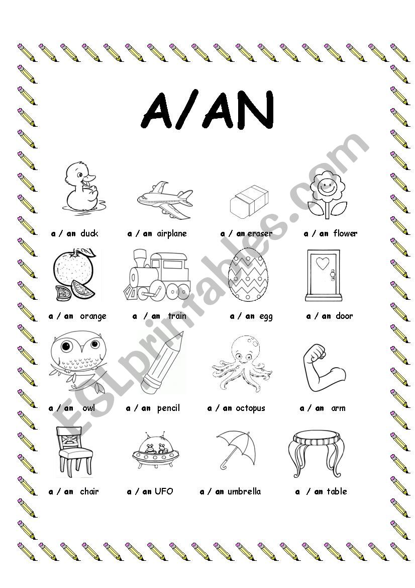 Indefinite article A or An part 2