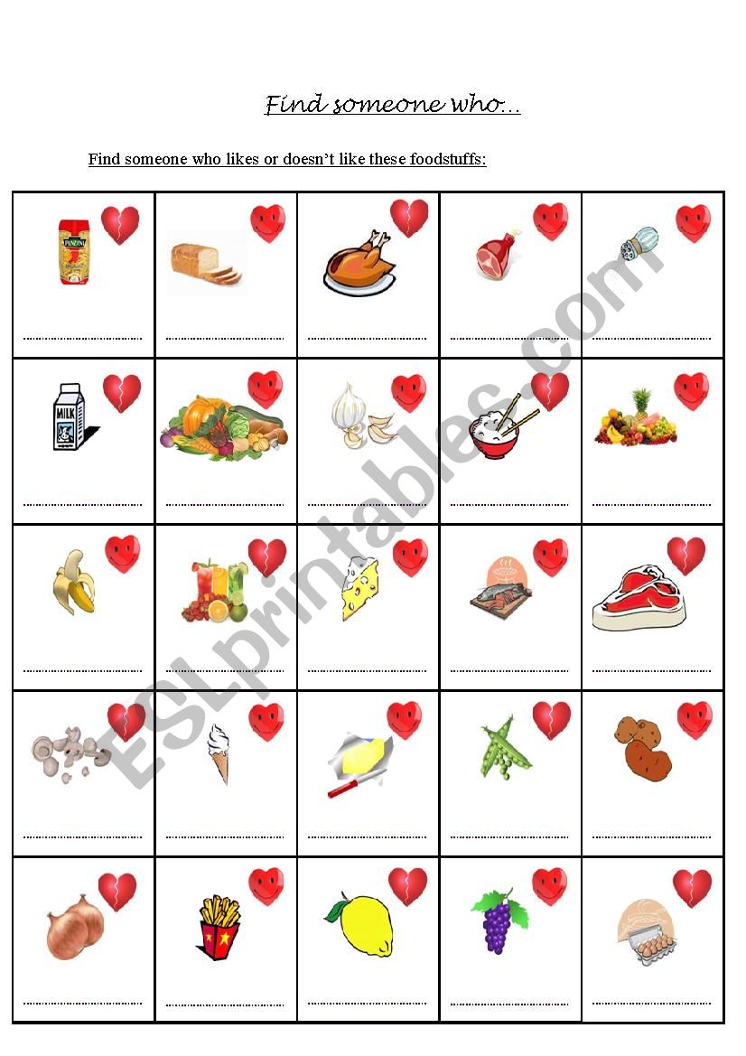 Bingo - Food & drinks - do you like