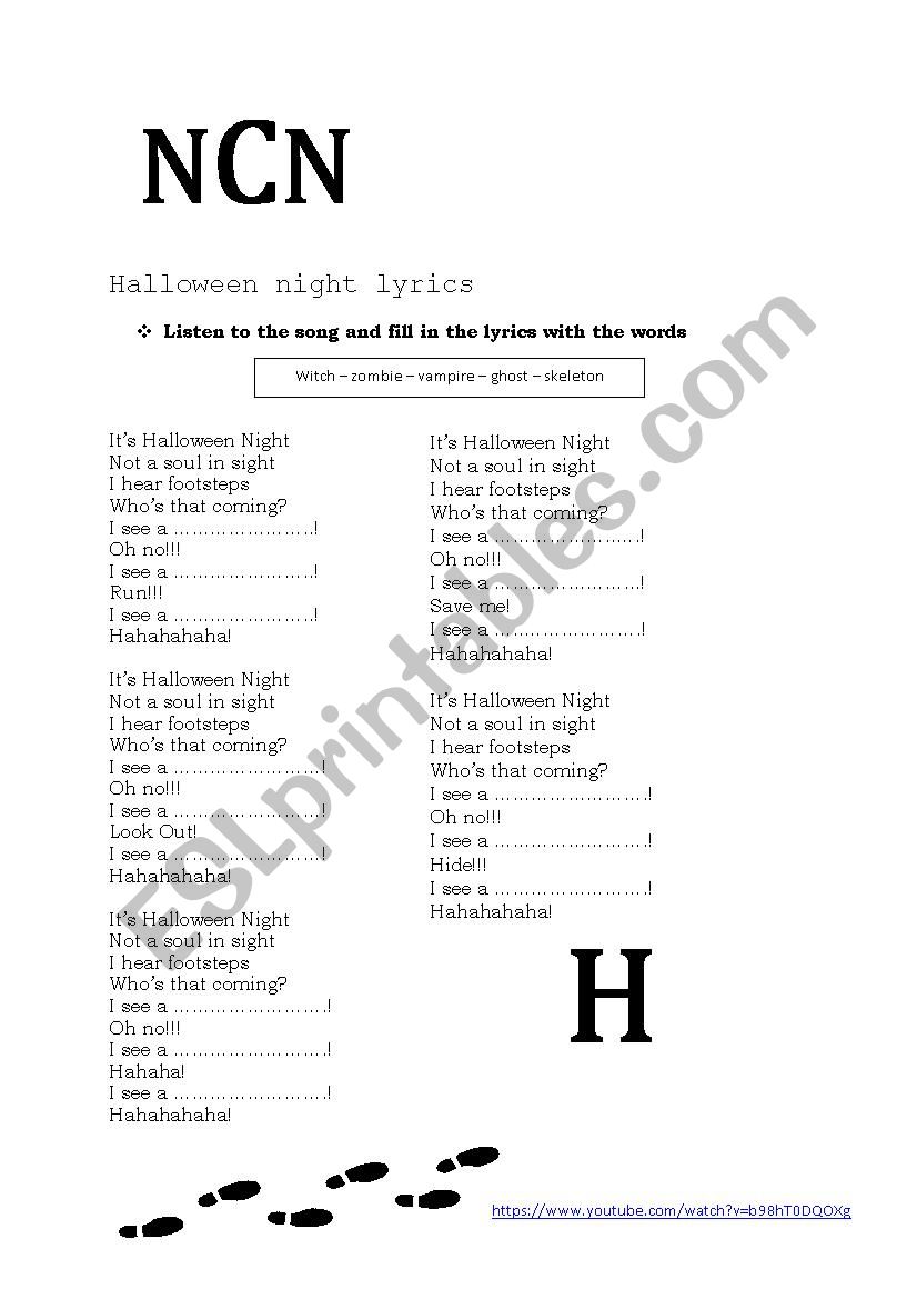 Halloween activity  worksheet