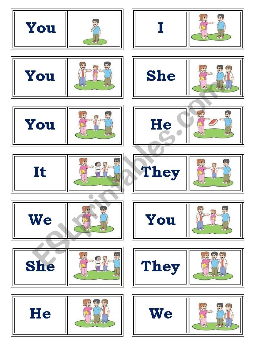 Domino worksheet