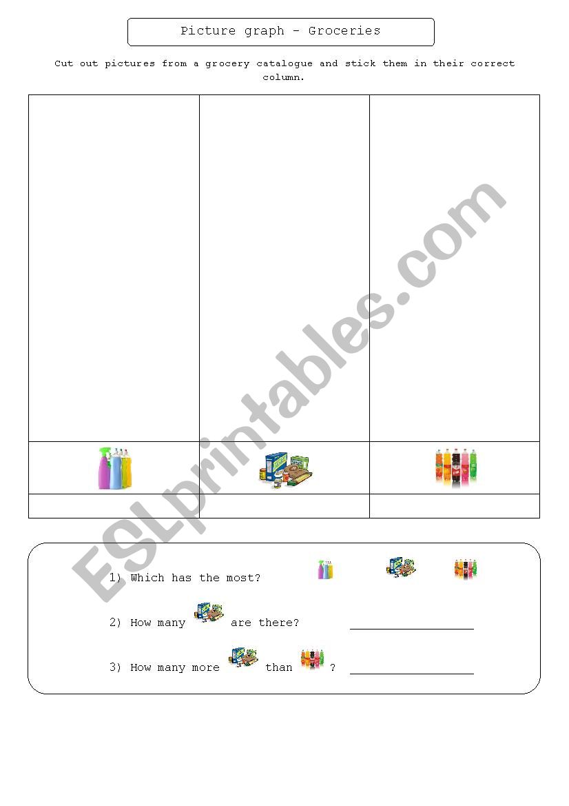 Pictograph worksheet