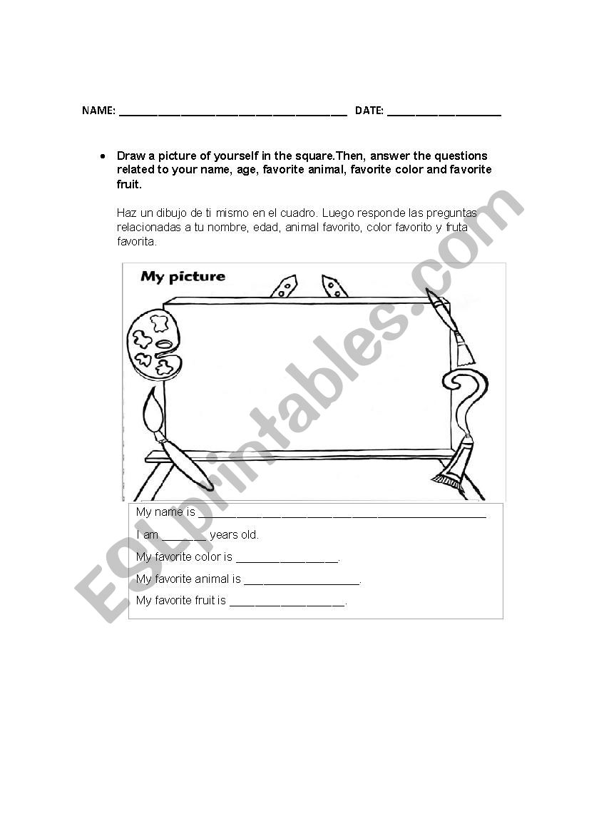 Verb to be worksheet