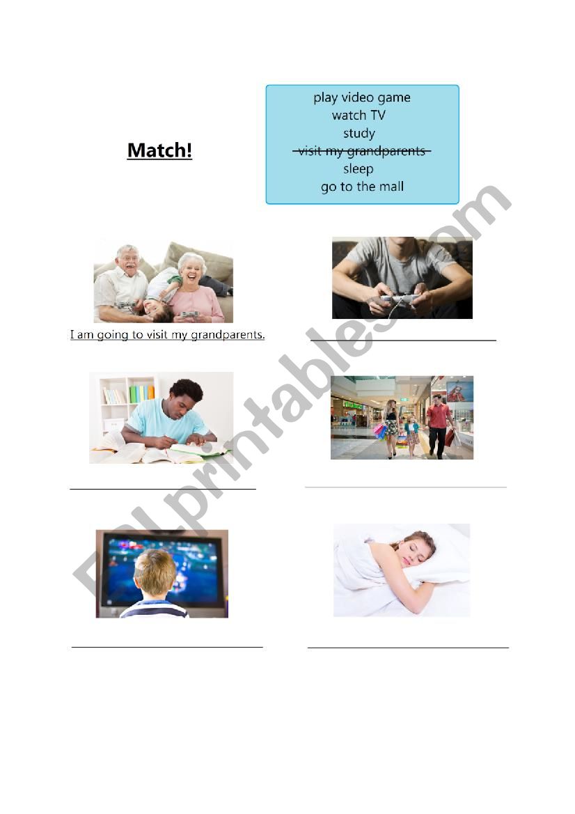 GOING TO worksheet