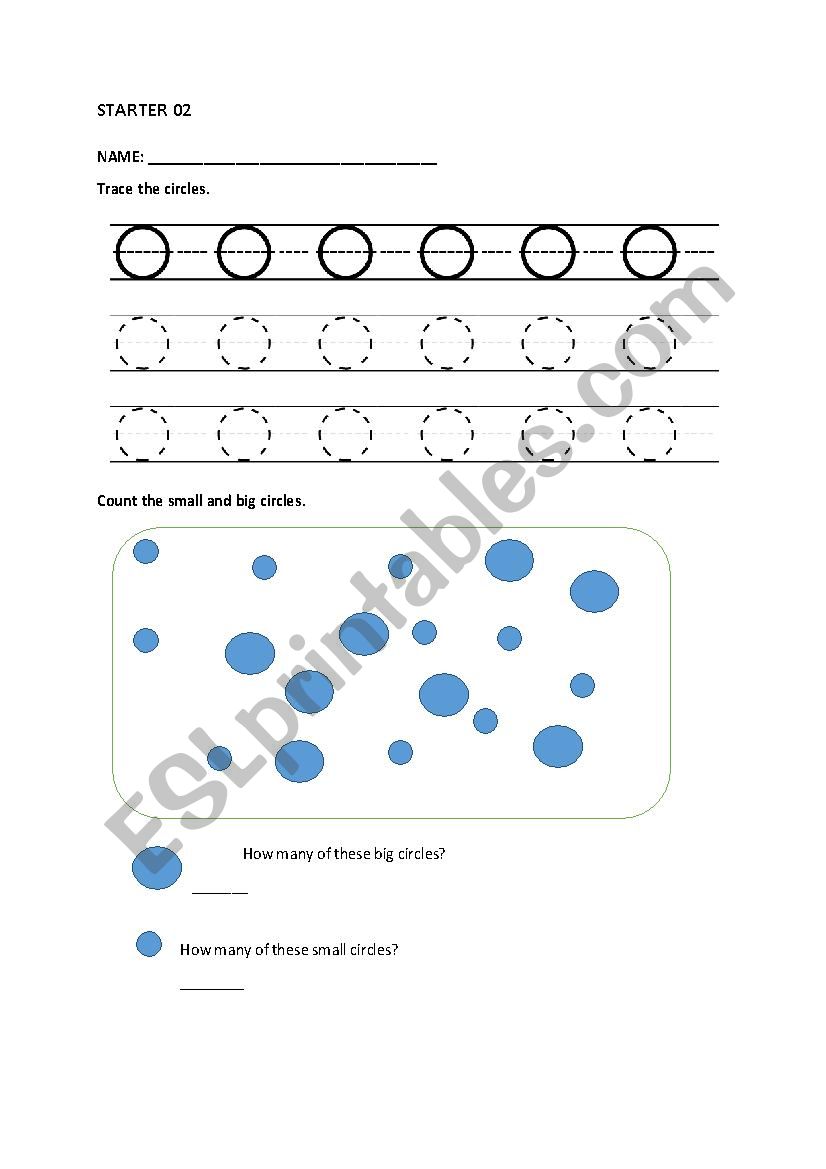 circle worksheet