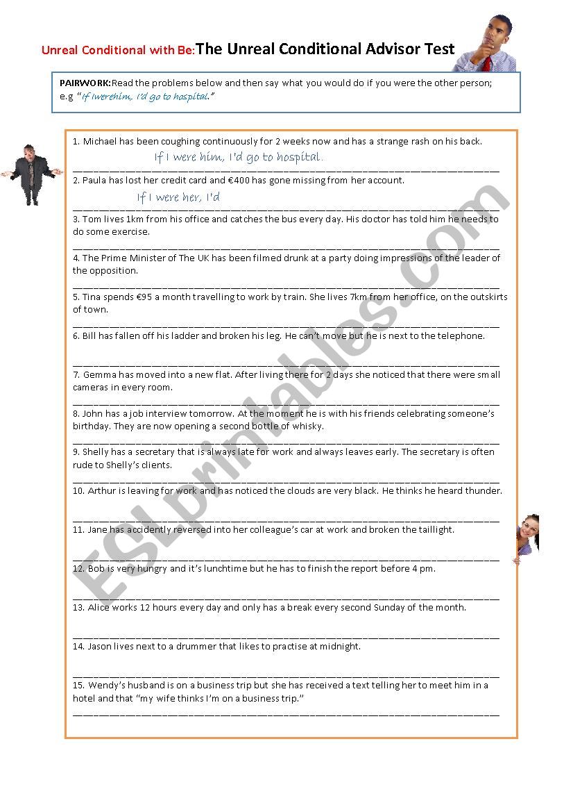 Unreal Conditional Advisor Worksheet