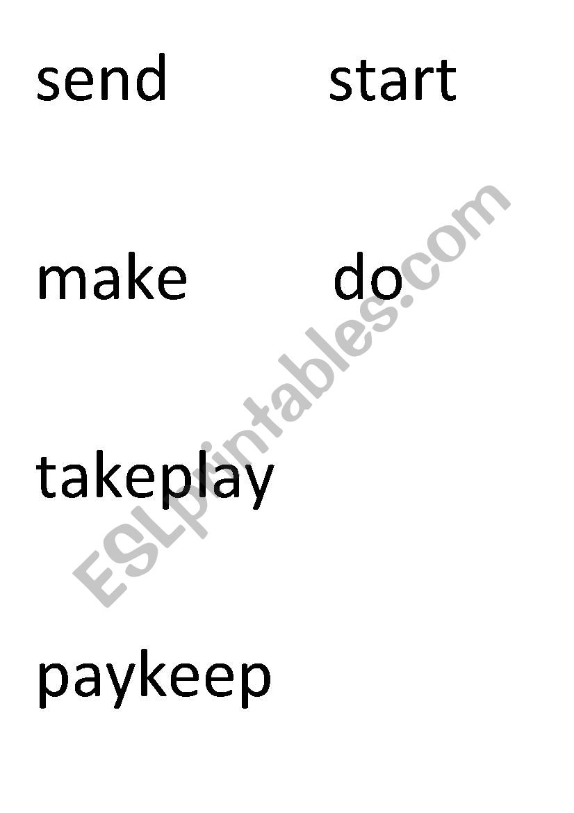 collocations worksheet