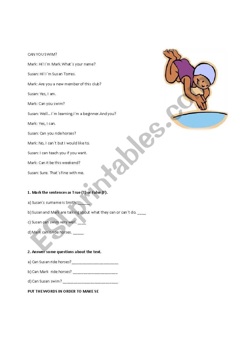 can cant worksheet