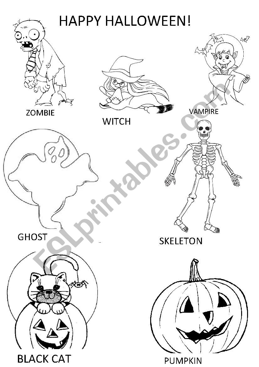 Halloween Worksheet worksheet