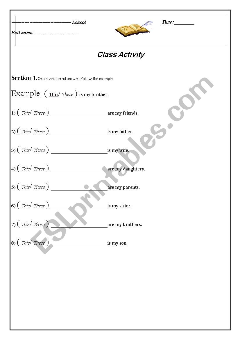 Basic Grammar 2 worksheet