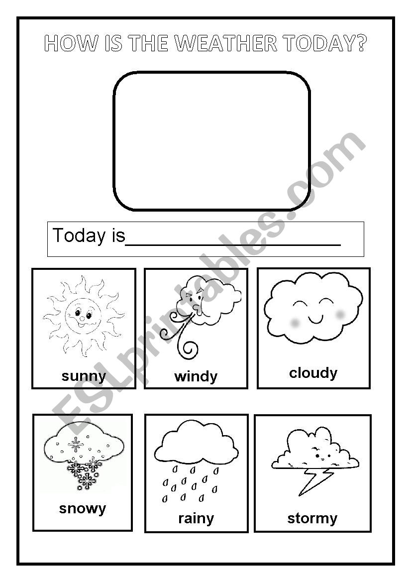 WEATHER worksheet