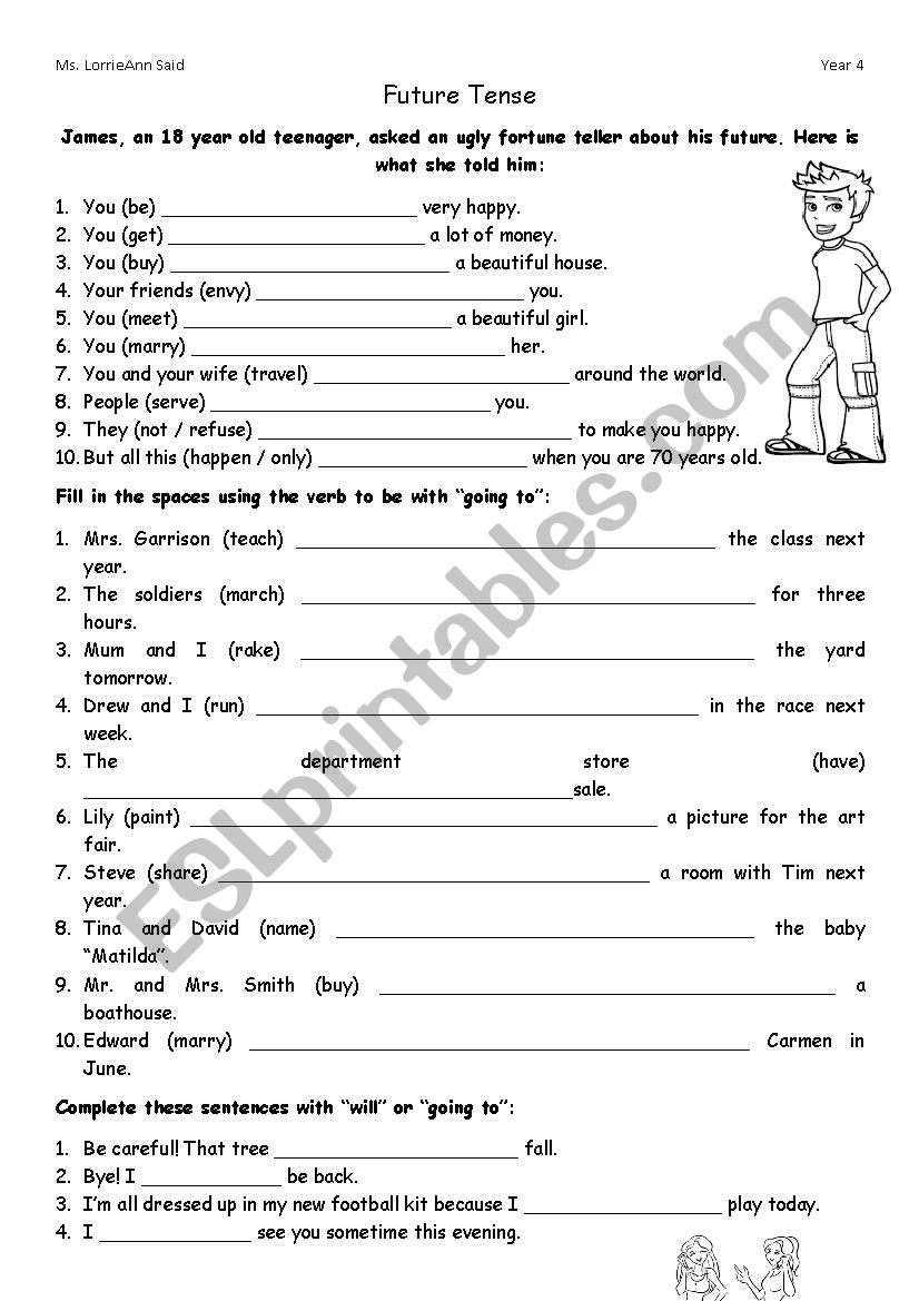 Future Tense worksheet
