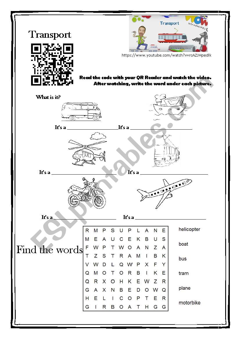 Transport worksheet