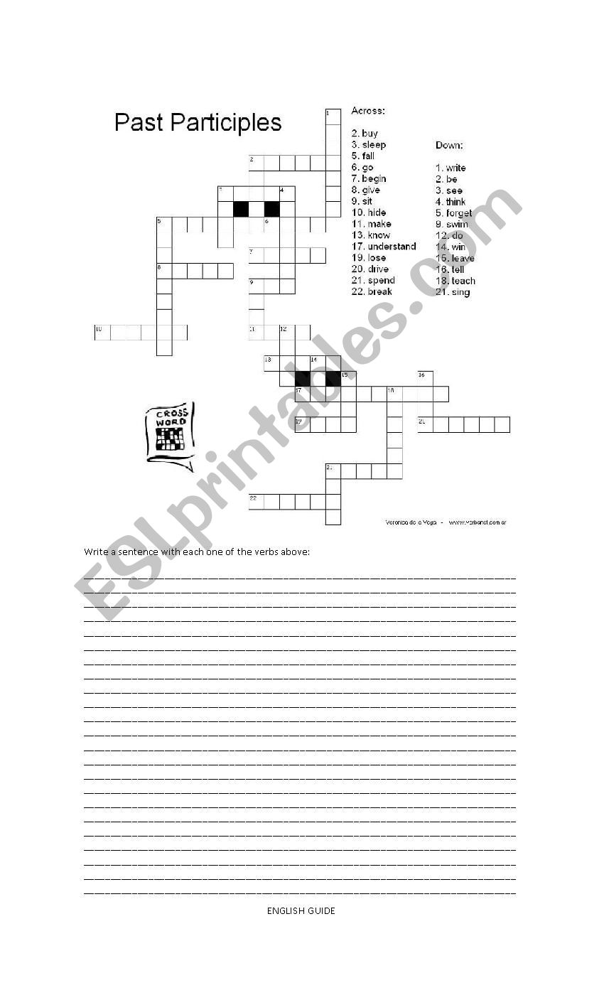 IRREGULAR VERBS EXERCISE worksheet