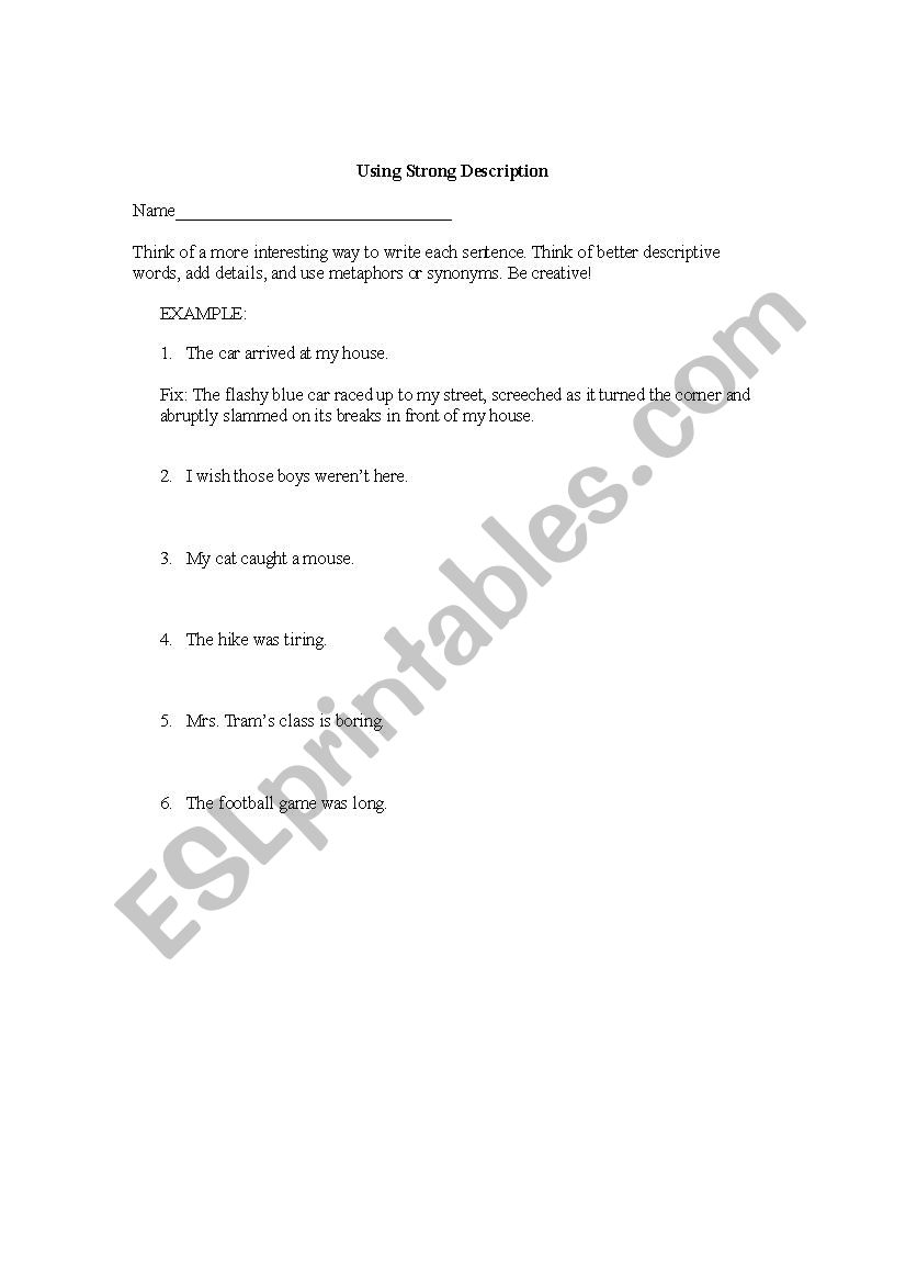 descriptive-sentences-esl-worksheet-by-richardsonknarps