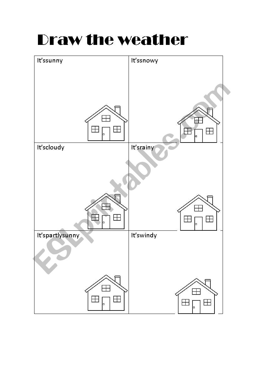 Weather worksheet