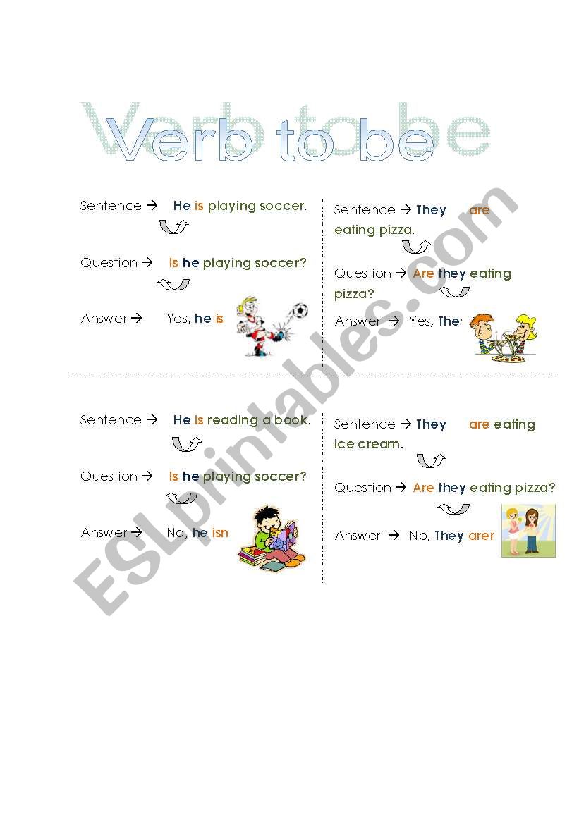 Questions with verb to be worksheet