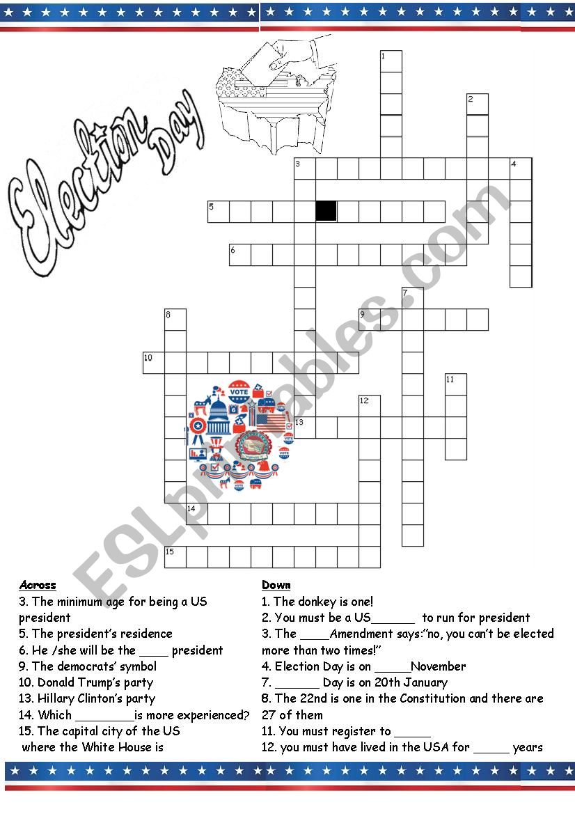 2016 us presidential election crosswords