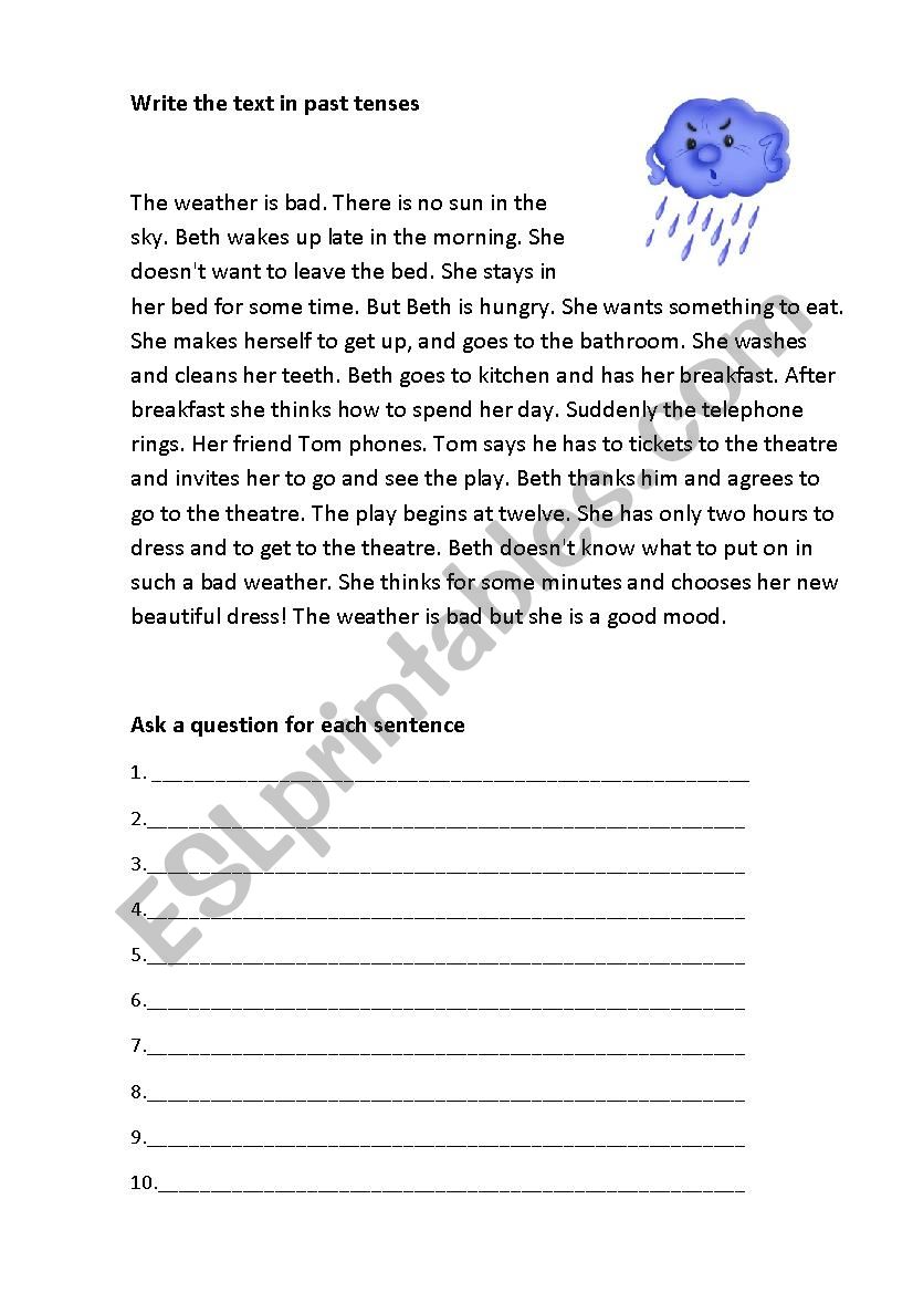 Past Simple worksheet