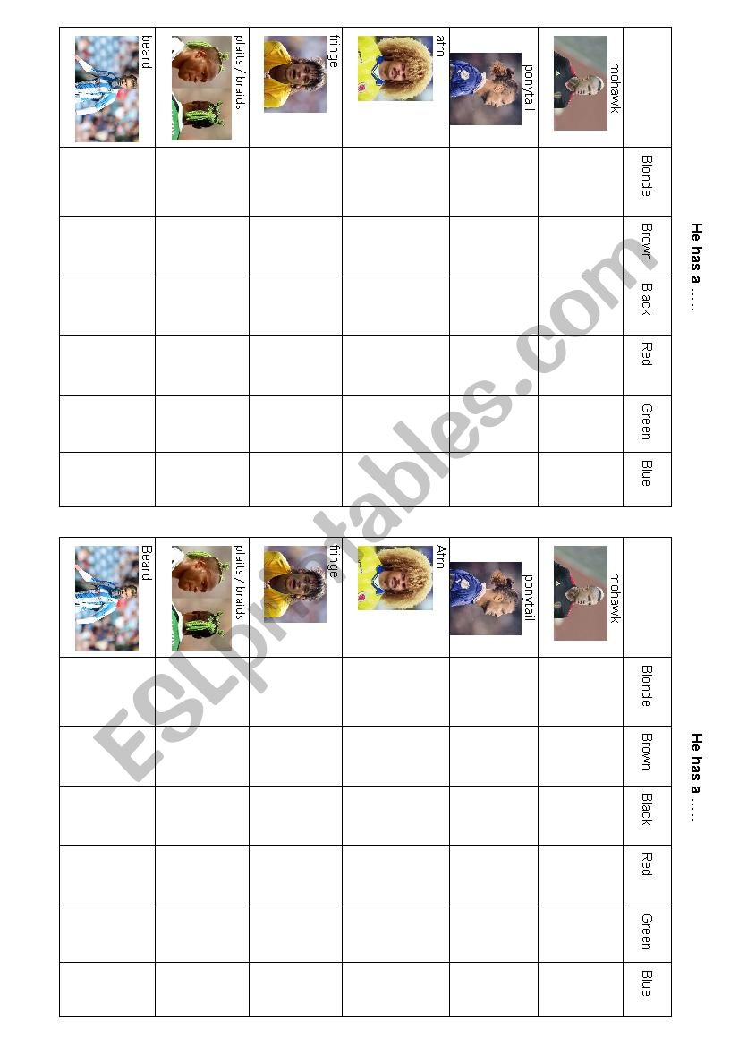 FootballerÂ´s hairstyles. Battleships