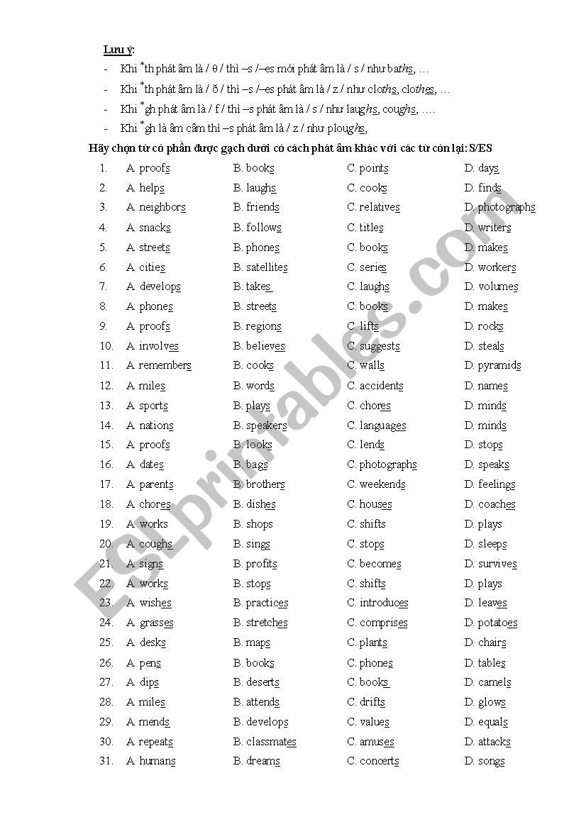 grammar exercise worksheet