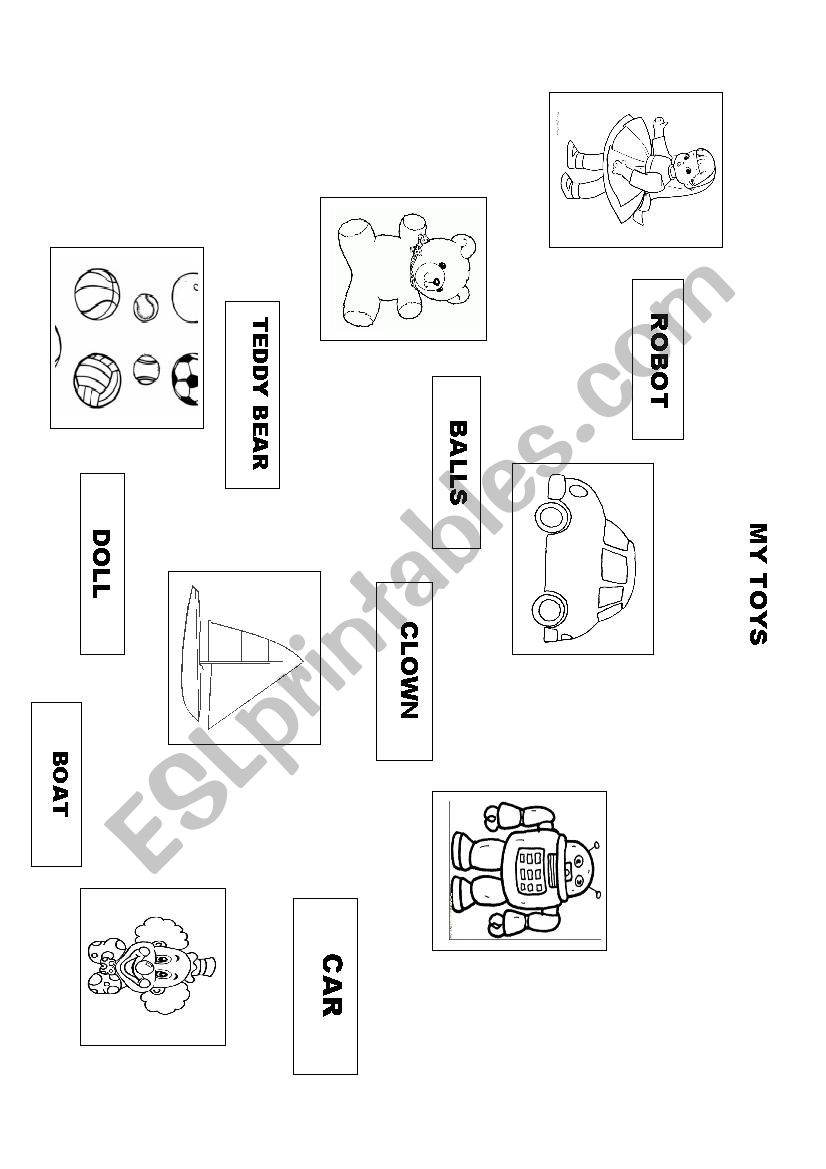 My toys worksheet