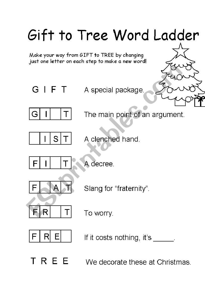 christmas worksheet