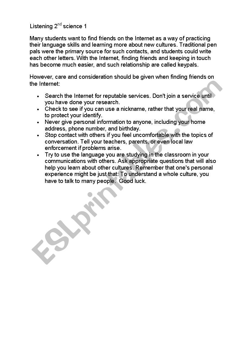2nd year test 1  period 1  worksheet
