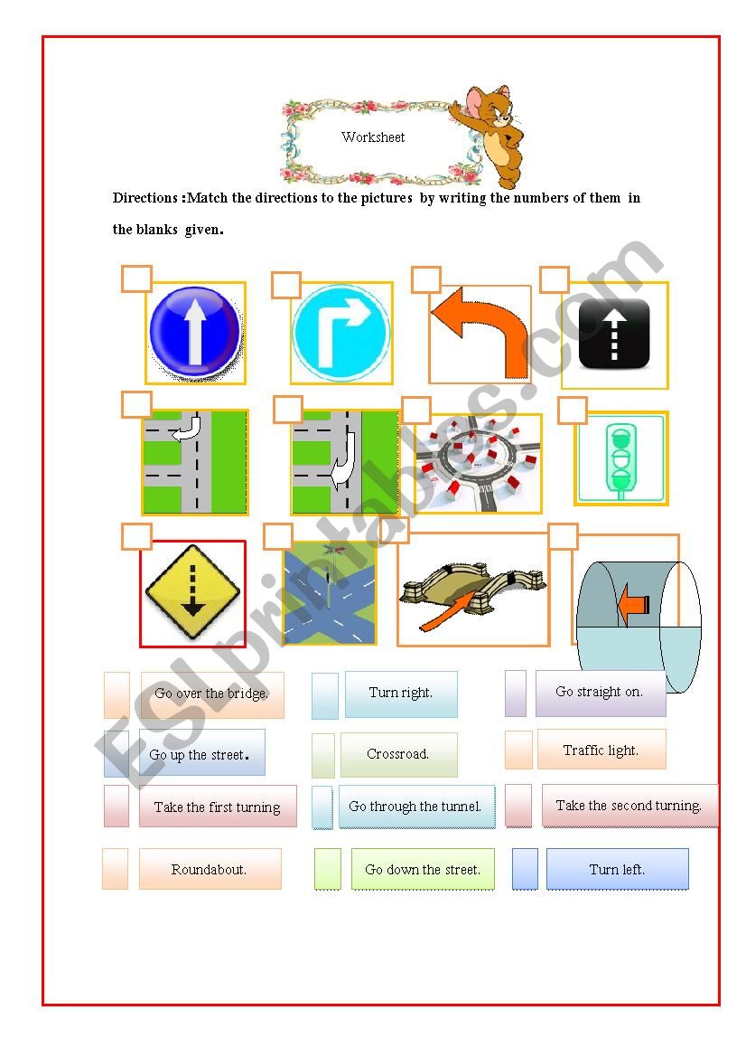 sign worksheet