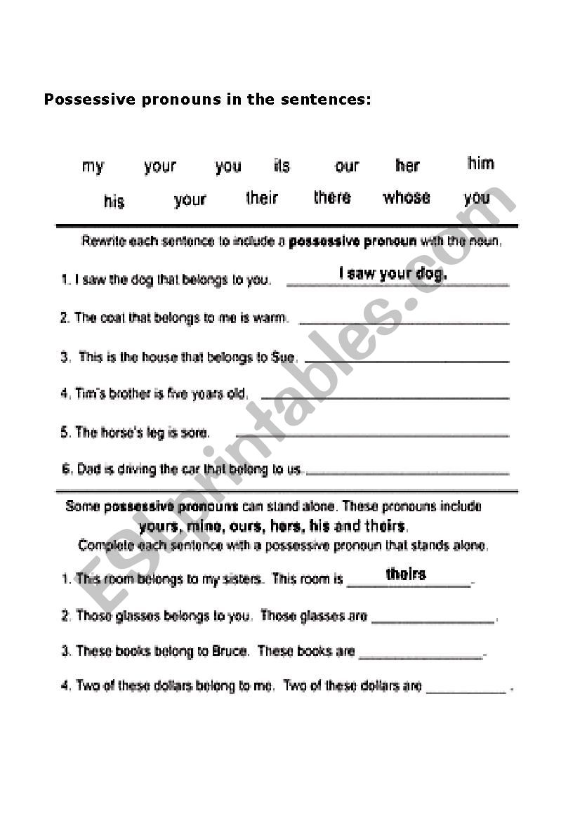 For complete worksheet