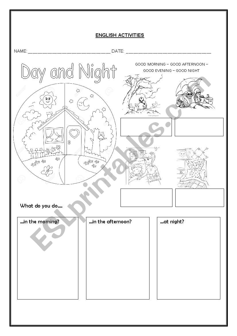 day-night-esl-worksheet-by-alinecami