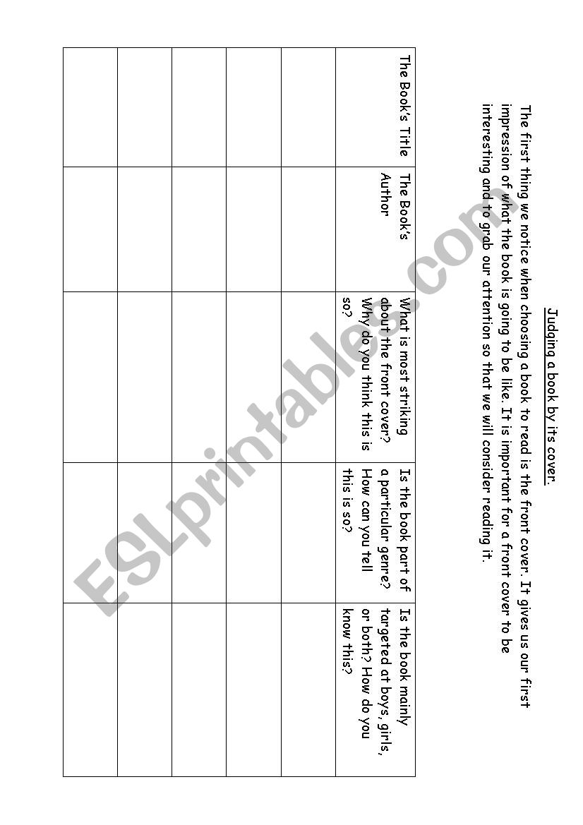 library activity  worksheet