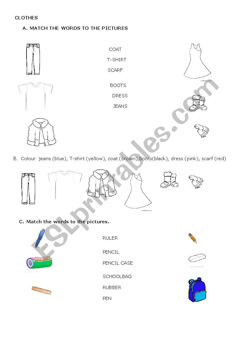 Consolidation exercises worksheet