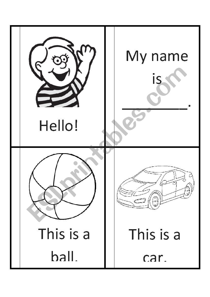 beginning minibook worksheet