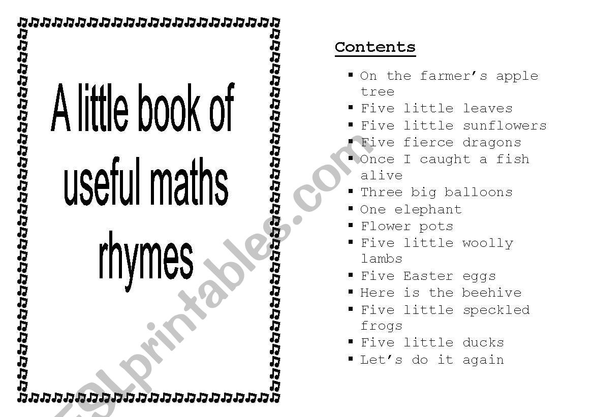 numbers worksheet